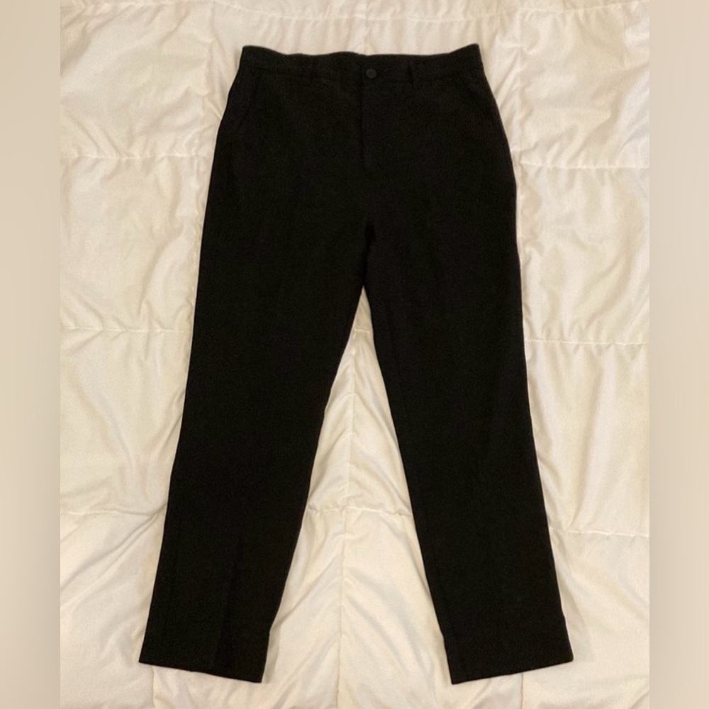 Ganni Pants Lightweight High Waisted Tapered Pants Black Size 36 (US 4)